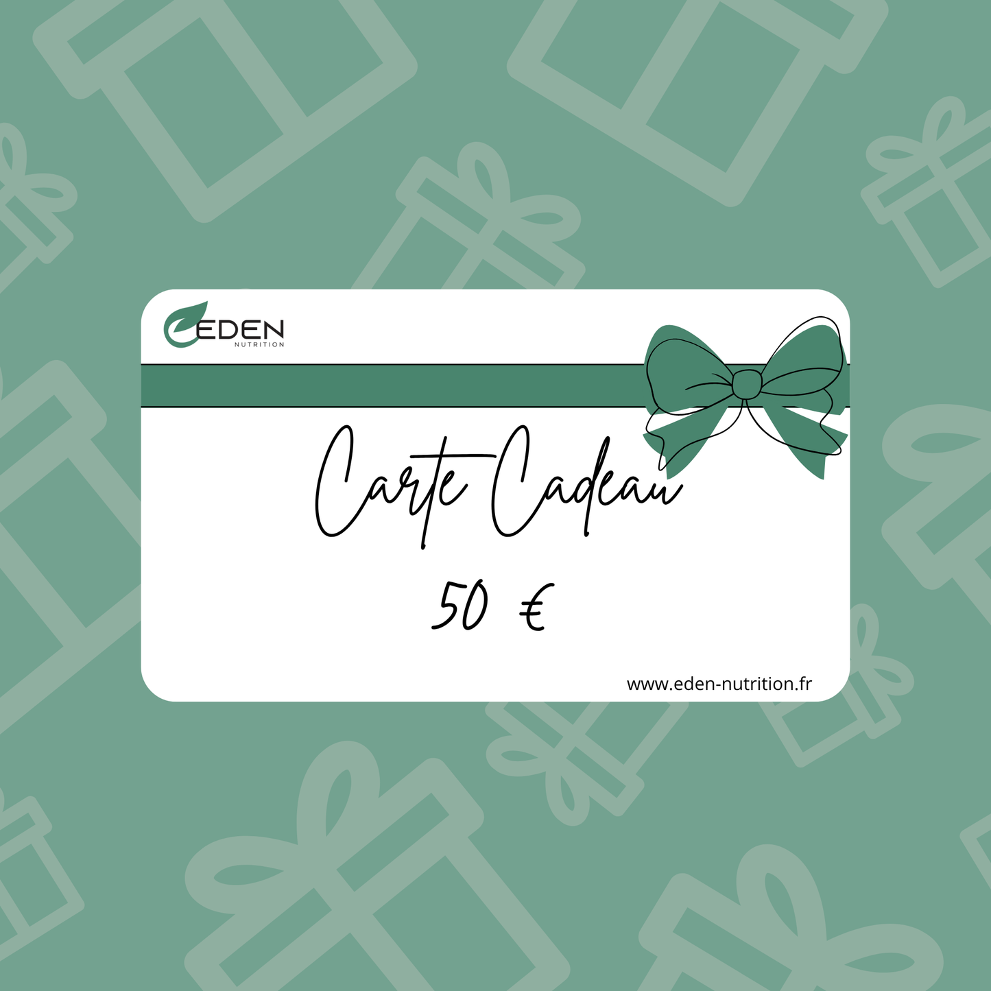 Carte-cadeau Eden Nutrition