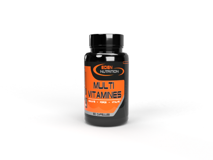 Multi vitamines d'Eden Nutrition pour récupération, réduction du stress oxydatif, renforcement du système immunitaire.